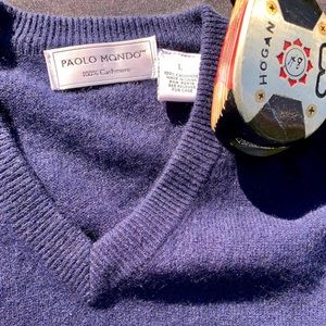 Paolo Mondo 100% Cashmere Sweater